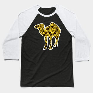 Golden egyptian camel, Luxury Mandala art Baseball T-Shirt